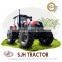 SJH 135hp 4wd farm wheel tractor supply with implements