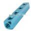 Precision Aluminium made 4 way mainfold block splitter from shenzhen VMT factory