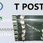 High Quality Low Price Metal T post also named studded T post for American market