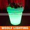 Color Light LED Plastic Flower Planter Garden Decor