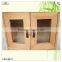 China Manufacturers Layer Transparent Door Window Jewelry Display Box