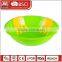 5 pcs bowl set/plastic bowl set/5pcs pp salad mixing bowl