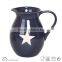 Hot selling Delicate Star Stoneware Houseware Ceramic Pitcher