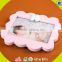 2017 wholesale creative lovely wooden kids photo frame W09A046