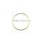 High quality bright color metal O ring for bag round ring, Butt Welded Steel wire rings ID 4"