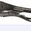 High quality black 10"electrophoresis locking pliers with straight jaw design