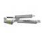The Finest Quality Stainless Steel Garlic Press Mincer Peeler Brush Crusher Set