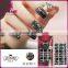 New Air High Quality Glitter Stickers Custom Nail Wraps Printing