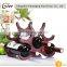 Luxurious fashion latest style round handmade wooden wine rack