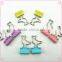 Colorful star shape metal craft binder clips