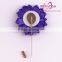 Eye-catching artificial flower satin brooch for garment decoration