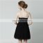 New fashion sleeveless beaded back open black women party dress tutu dress