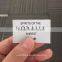 2017 hjgh quality satin damask woven labels for clothing