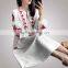 Ladies Branded 2017 Newest Fancy Summer Linen Woman Dress With Sgs Certifaction