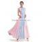 Long maxi dress woman 2017 pink boho maxi dress