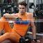 Customize Personal Brand Logo contrast color gym T Shirts for men