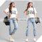 2016 new fashion brand women Slim jeans blue jeans female stretch pencil jeans female