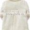 Long Style Baby Cable Sweater Coat Turn-down Collar Girl Knitting Cardigan