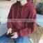 More Letters Han Edition Add Wool Embroidery Hooded Head Set Loose Fleece Jacket