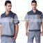 Construction Factory Work Uniform Short Sleeve Button Up Jacket