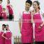 Custom Aprons Korean Solid Color Home Aprons Brown Advertising Apron Custom Printed LOGO