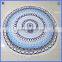 Custom printed cotton round beach towel