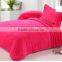 2015 Hot Sale Micro Soft Fabric Wholesale China Factory Bedding Set 100% Polyester Solid Flannel Fleece Blanket Home Textile