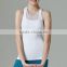 Mesh Women's Racerback Activewear Tight Lycra gym Sports White Tank Top