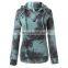 2017 new gradient long sleeve hooded coat fleece coat sweater jacket