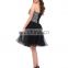 Grace Karin Fashion Pretty Girls Sleeveless Beaded Short Black Puffy Cocktail Dresses CL3520-2