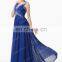 Grace karin Backless beading blue Chiffon Ball Gown Long Evening Party Dress CL6189