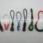 Custom decorative plastic zipper pulls replacement for handbags