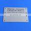 aluminum print logo handbag label name plate with two holes