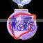 Factory Supply China Supplier Wholesale double sides color filled in bicycle medal