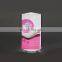 Custom creative rotating triangle acrylic table tent menu holder