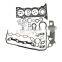 XYREPUESTOS AUTO ENGINE PARTS Repuestos Gasket Valve Cover Gasket Cylinder Head Gasket 04111-75961 Fit For Toyota
