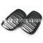 Car Kidney Grill Grille Matte Black Double Slat 2007-2013 for BMW E70 X5 E71 X6