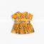 2020 Summer Cartoon Print Kids Girls Dress Children Clothes Dress Children's Clothes Wholesale