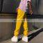 2020 Women Baggy Gray Sports Trousers Wide Leg Oversized Streetwear Joggers High Waisted Sweatpants