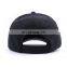 Unisex fashion black suede letter baseball caps