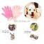 Dog Grooming Cleaning Cat Deshedding Gloves Rubber Pet Hair Remover Brush Comb
