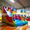 Outdoor cartoon theme slide inflatable giant bounce house
