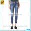 Top quality 2016 new design summer super good quality jeans Ladies Denim pants