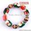 adjustable glass bead bracelet