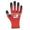 18Gauge Nylon Super Elastic Latex Sandy Coated Gloves For Industrial Protective Labor Hand