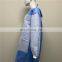 Level 2 3 Biodegradable Impermeable Wholesale Disposable Medical Sms Smms 45Gsm Reinforced Isolation Gown Surgical Gowns