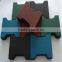 Dogbone rubber garage floor mat