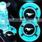 LED Car multicolor atmosphere light water coaster For Ford Mustang Universal Big Size Mustang Shelby GT sticker accessories