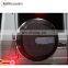 W463 sparewheel cover with emblem fit for g class W463 G500 g55 G63 tail cover to carbon fiber spare wheel cover