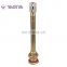 Brass material tubeless tire valve V3-20--6 and Tr572 for truck tire
